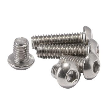 奧峰 ISO7380內(nèi)六角盤頭螺釘，M6-1.0X10，不銹鋼304，強(qiáng)度A2-70